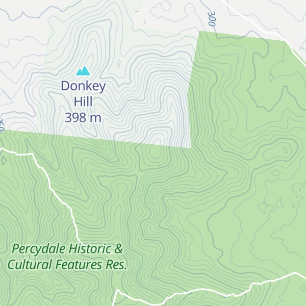 Map of Mount Warrenmang