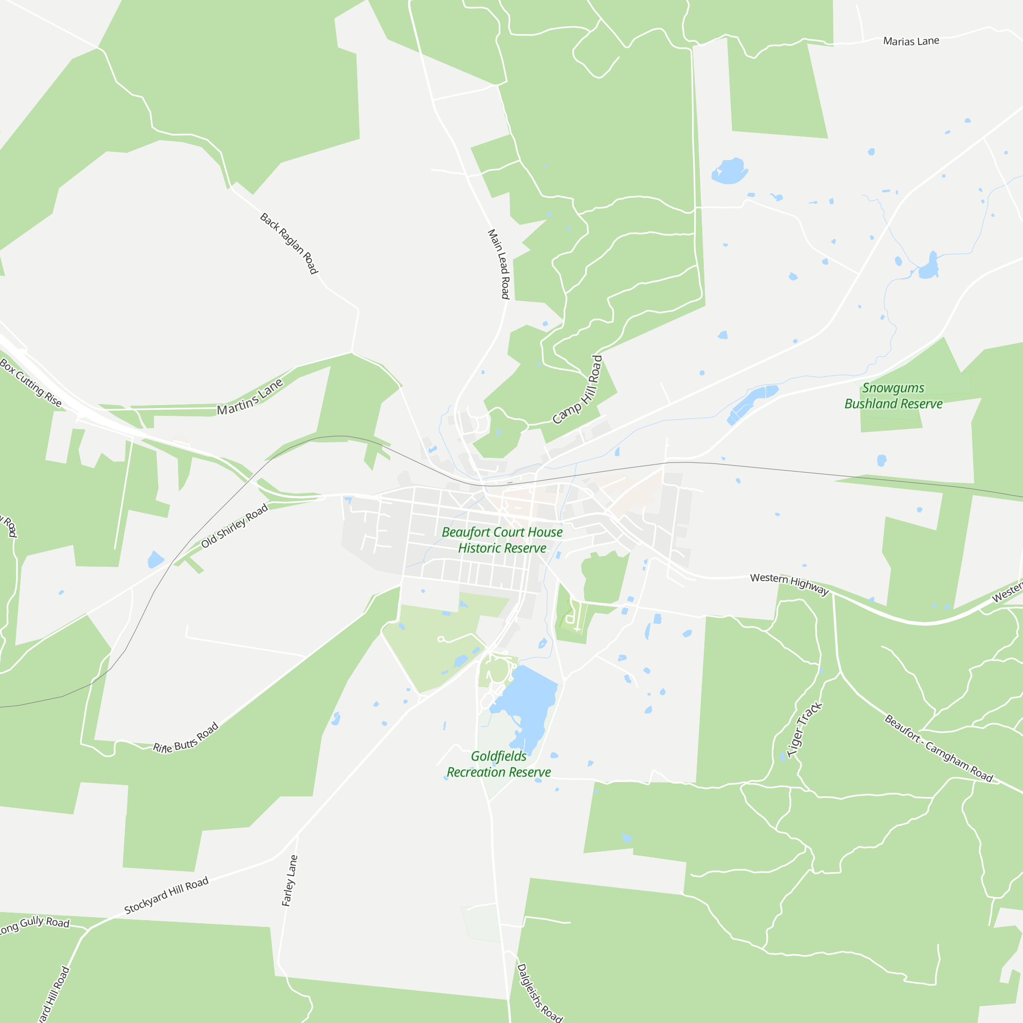 Beaufort Community Resource Centre map