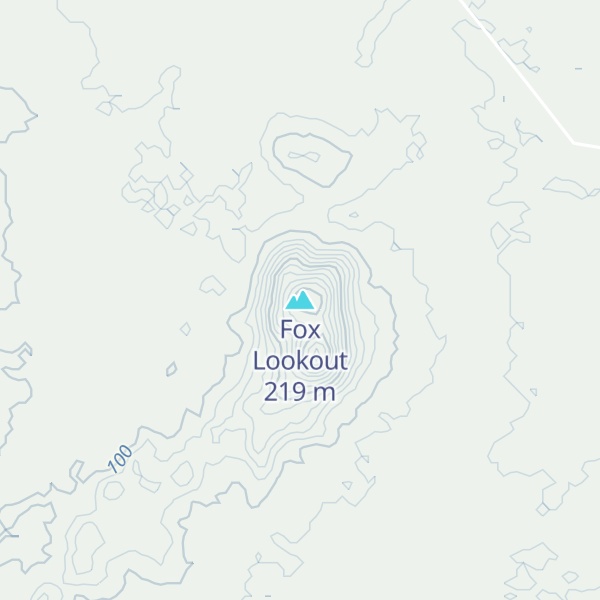 Map of Fox Lookout