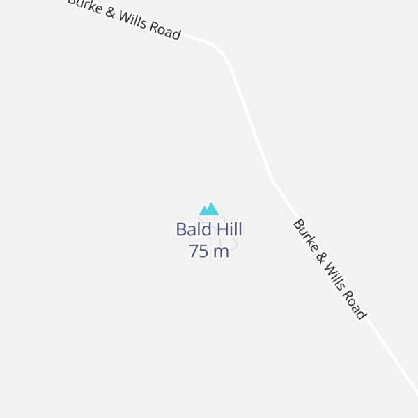 Map of Bald Hill