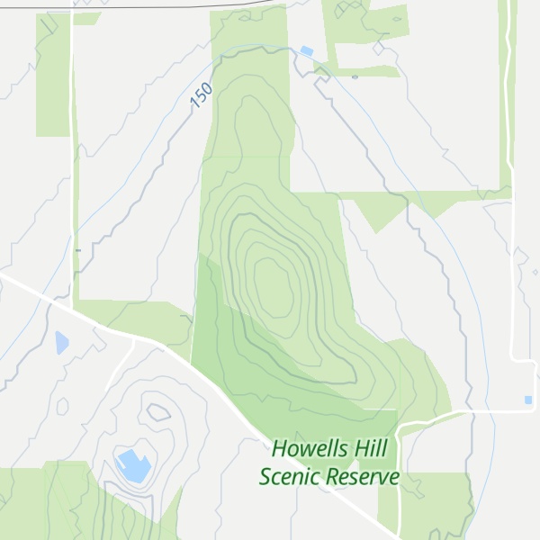Map of Howells Hill