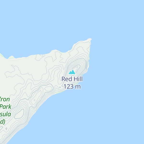 Map of Red Hill
