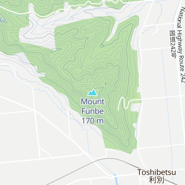Map of Mount Funbe