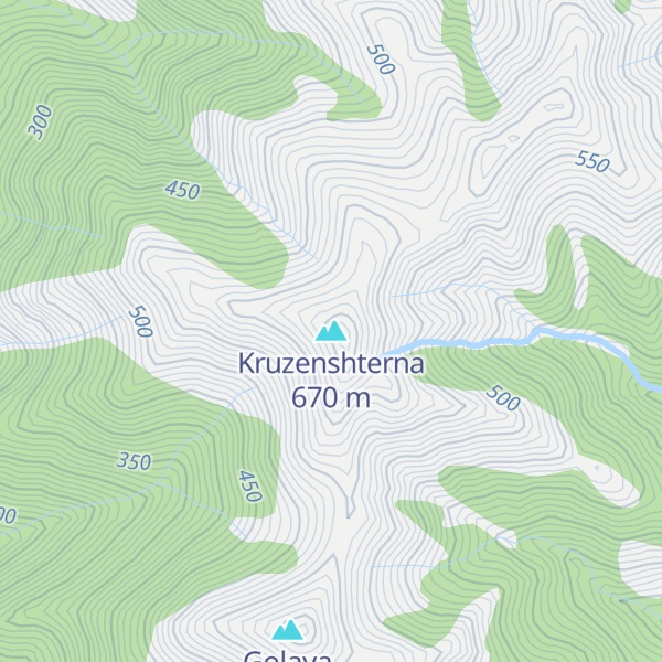 Map of Kruzenshterna