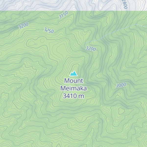 Map of Mount Meimaka
