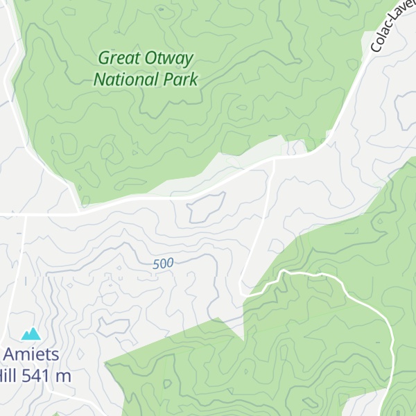 Map of Mount Chapple