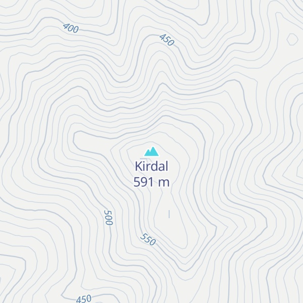 Map of Kirdal