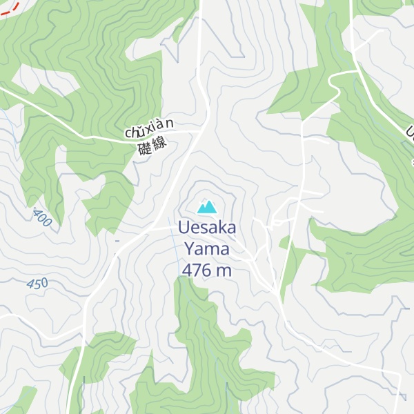 Map of Uesaka Yama
