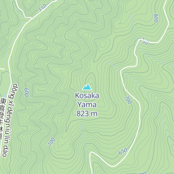 Map of Kosaka Yama