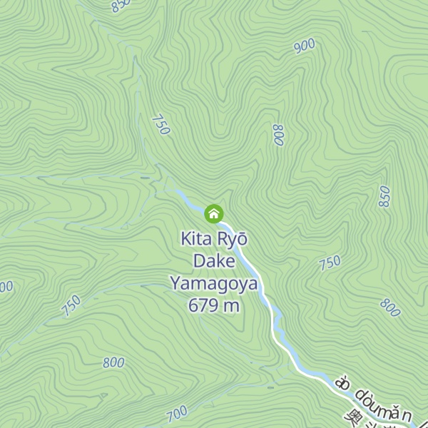 Map of Kita Ryō Dake Yamagoya