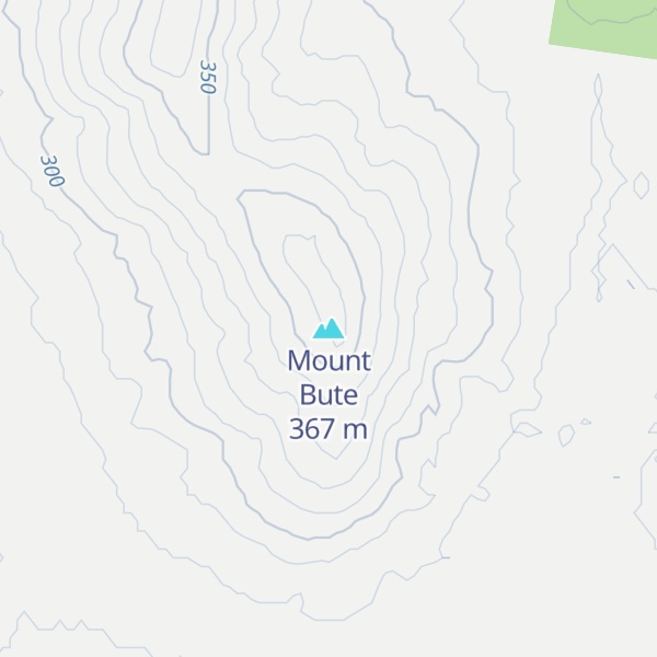 Map of Mount Bute