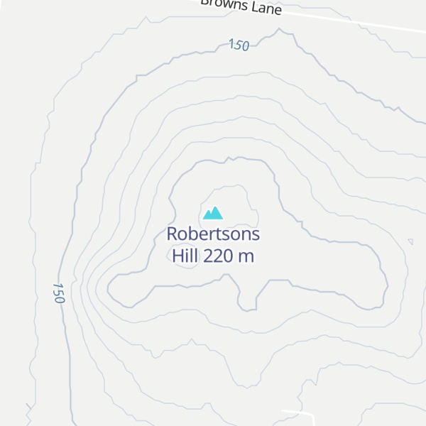 Map of Robertsons Hill