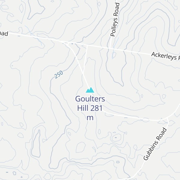 Map of Goulters Hill