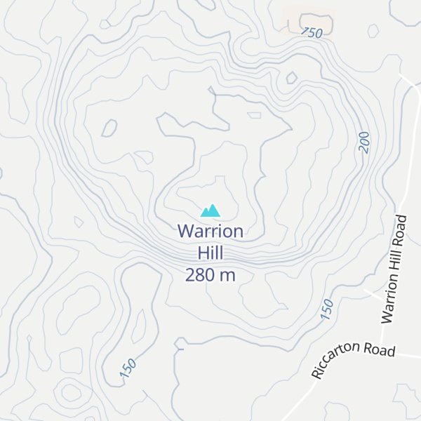 Map of Warrion Hill