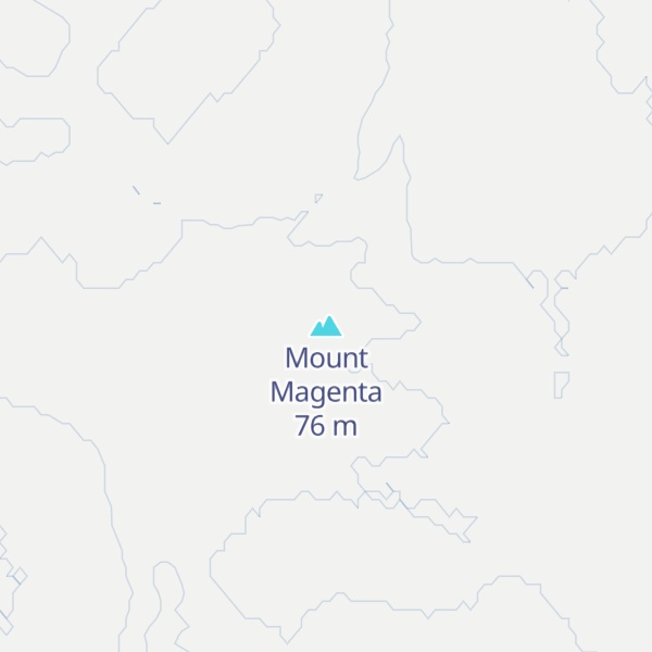 Map of Mount Magenta
