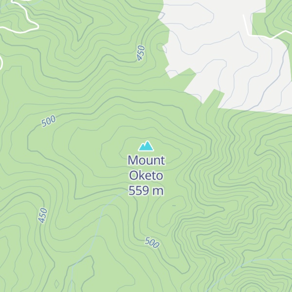 Map of Mount Oketo