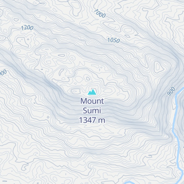 Map of Mount Sumi