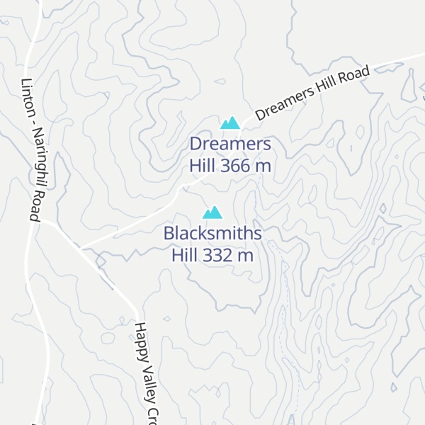 Map of Blacksmiths Hill