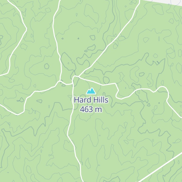 Map of Hard Hills