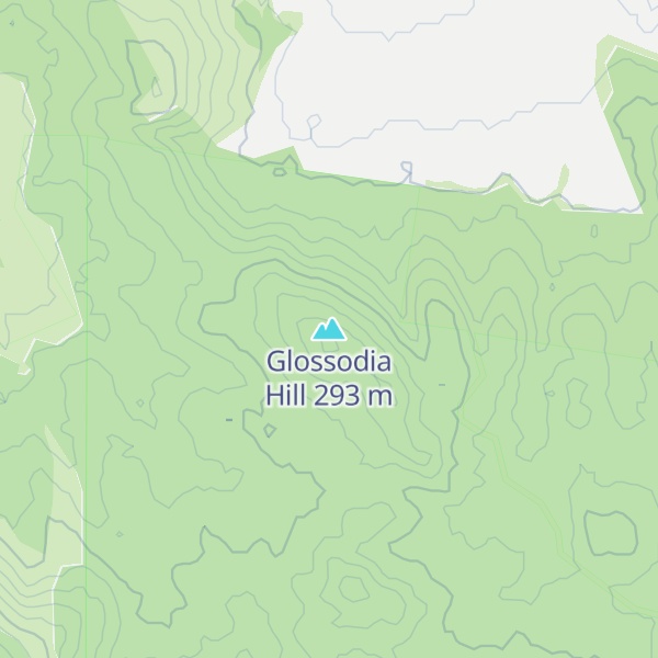 Map of Glossodia Hill