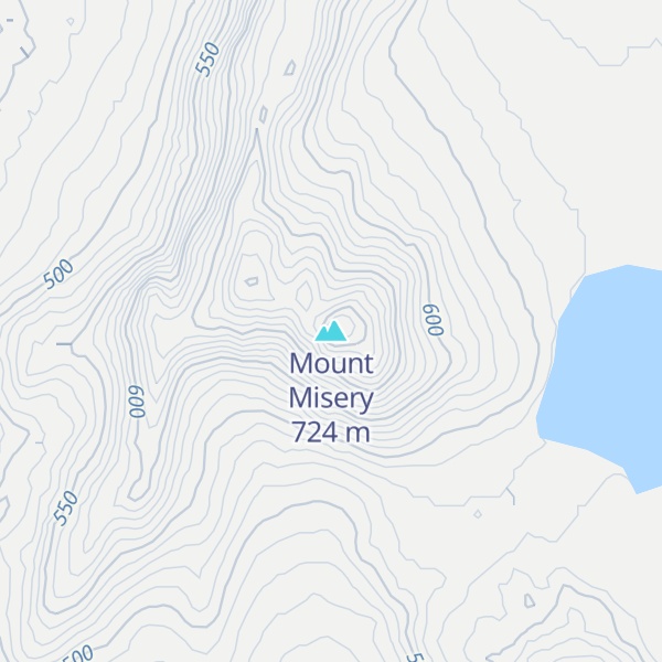 Map of Mount Misery