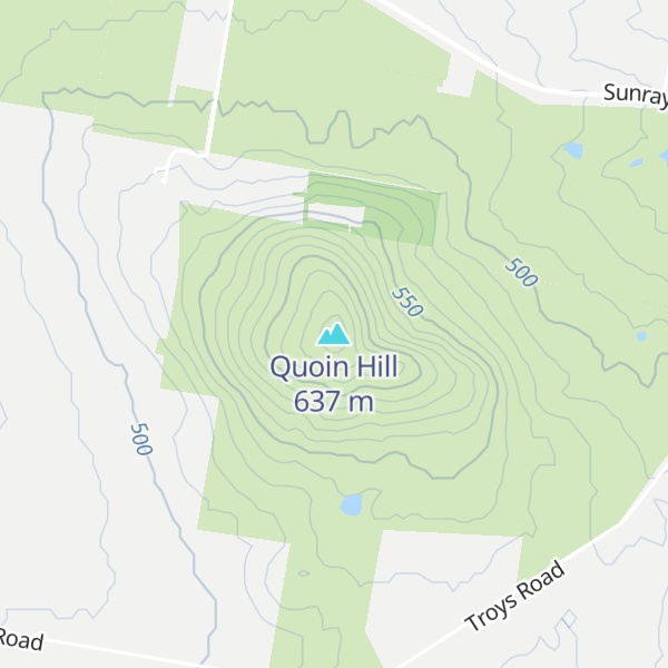 Map of Quoin Hill