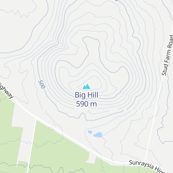 Map of Big Hill