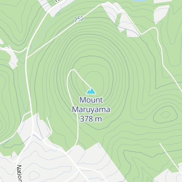 Map of Mount Maruyama