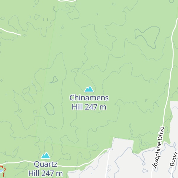 Map of Chinamens Hill