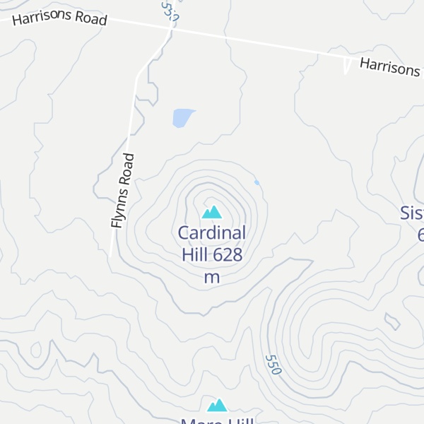 Map of Cardinal Hill