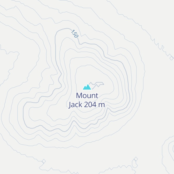 Map of Mount Jack