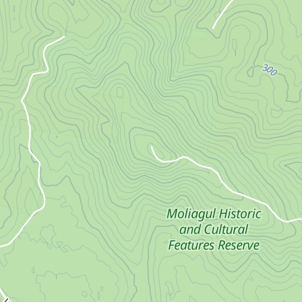 Map of Mount Moliagul
