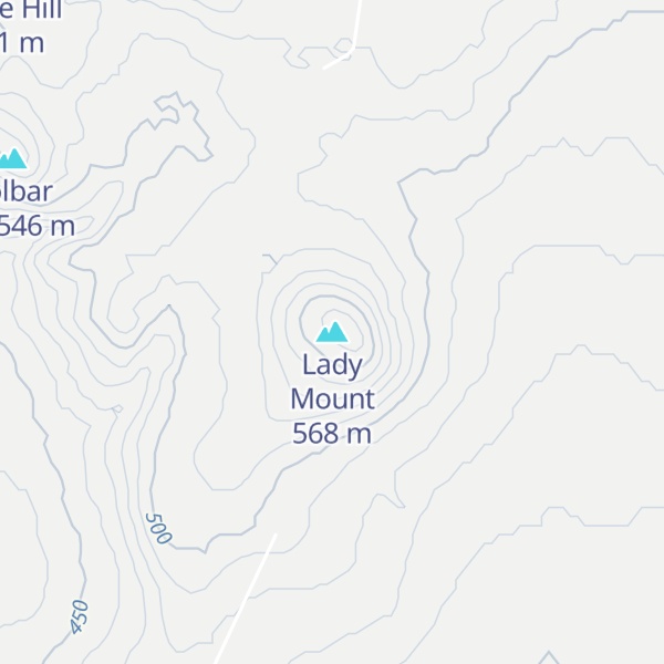 Map of Lady Mount