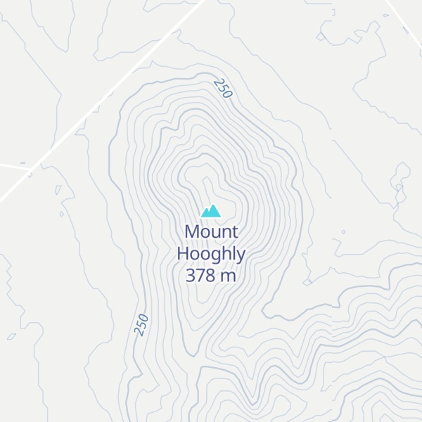 Map of Mount Hooghly