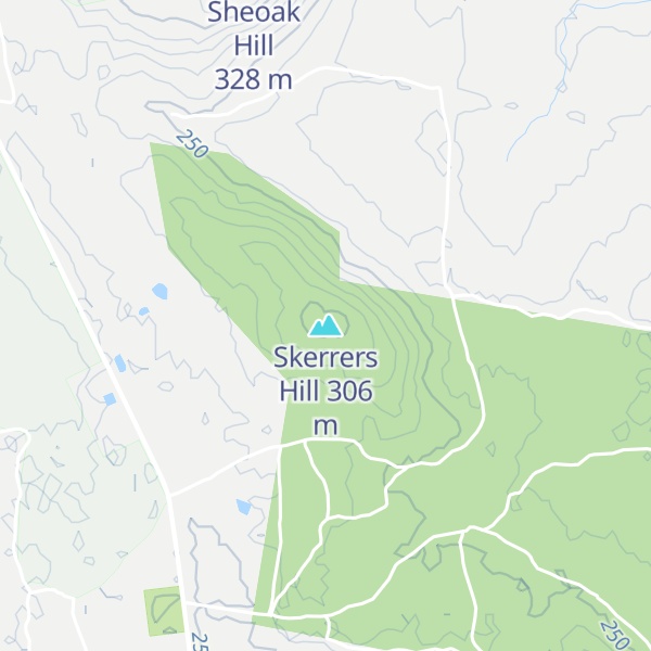 Map of Skerrers Hill
