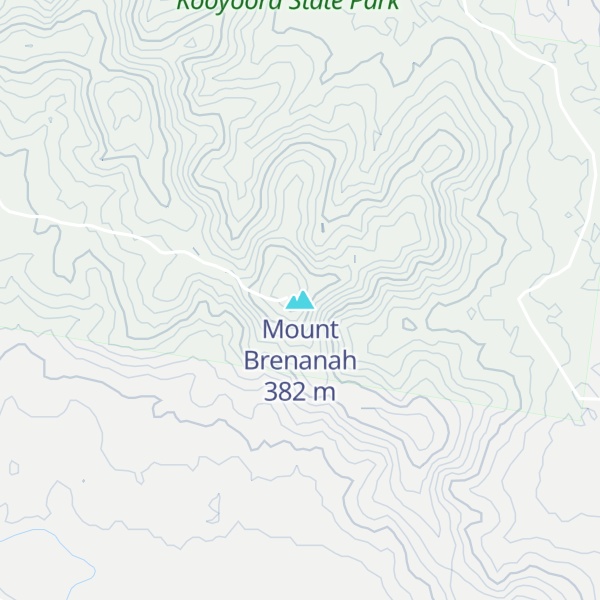 Map of Mount Brenanah