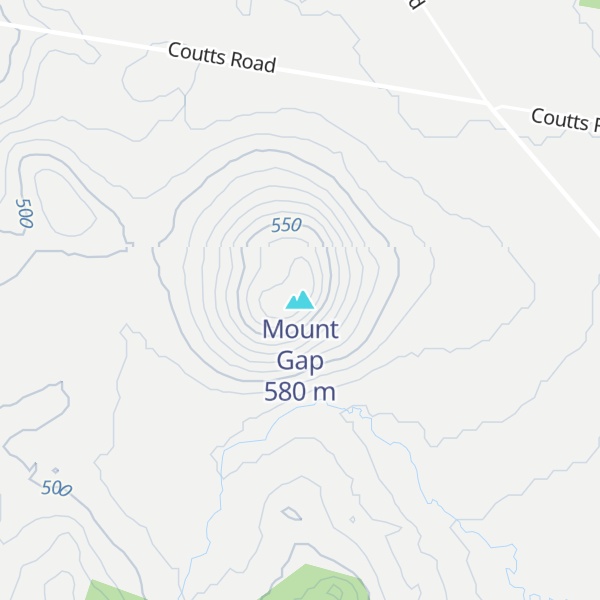Map of Mount Gap