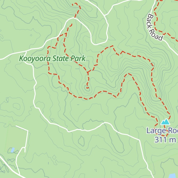 Map of Balancing Rock
