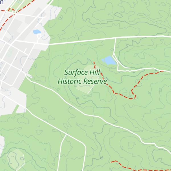 Map of Surface Hill