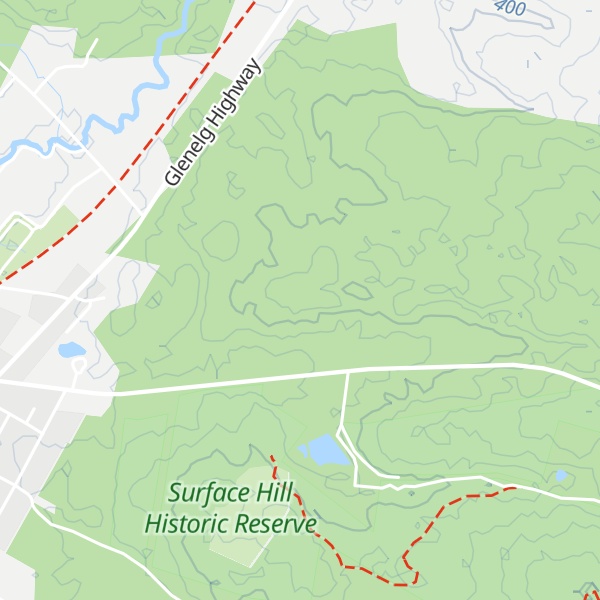 Map of Argus Hill