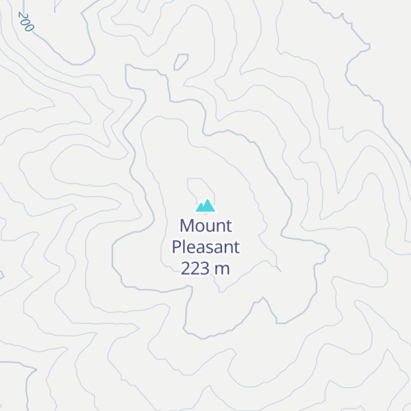 Map of Mount Pleasant