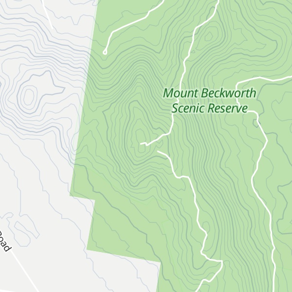 Map of Mount Beckworth