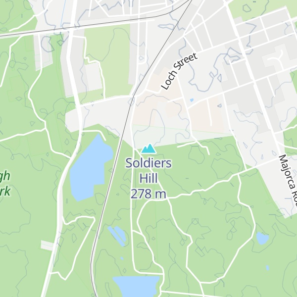 Map of Soldiers Hill