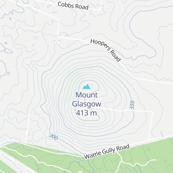 Map of Mount Glasgow