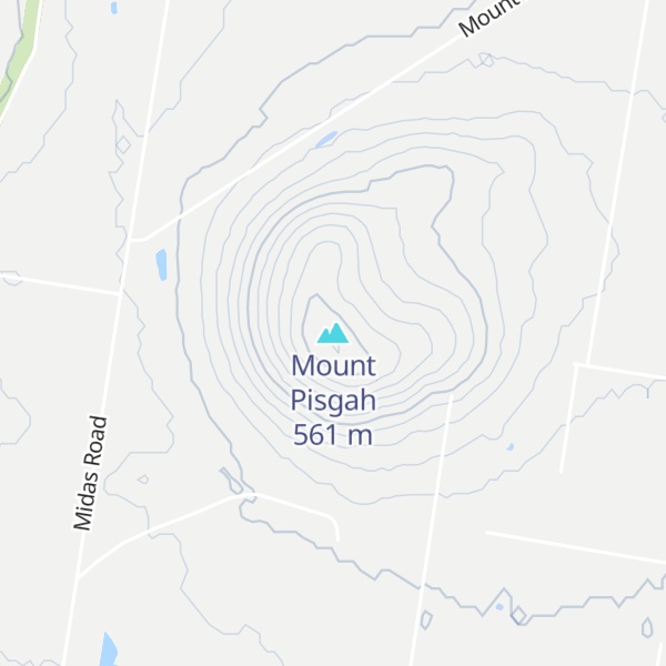 Map of Mount Pisgah