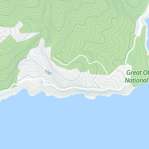Map of Cape Patton Lookout