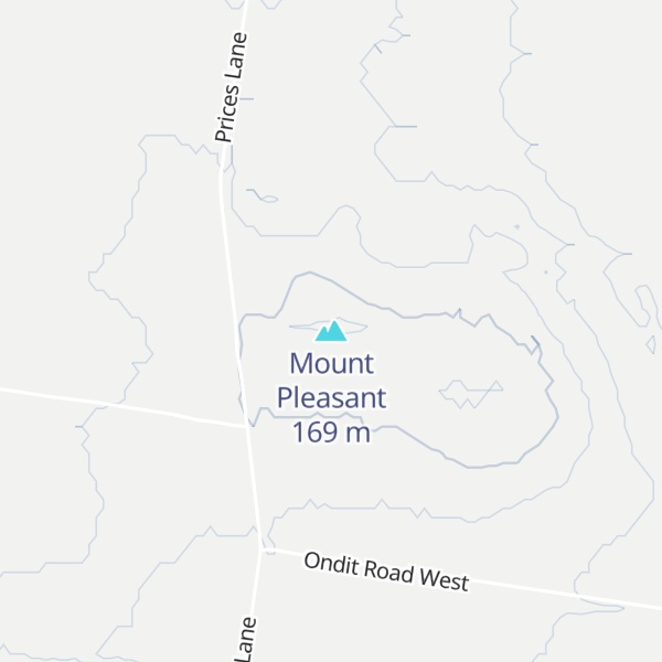 Map of Mount Pleasant