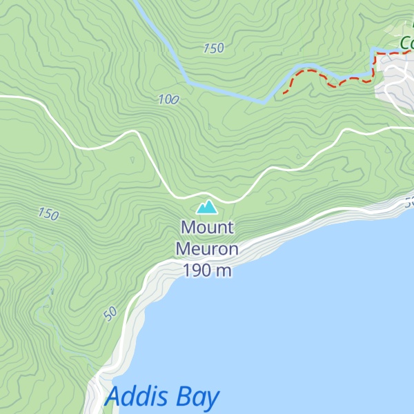 Map of Mount Meuron