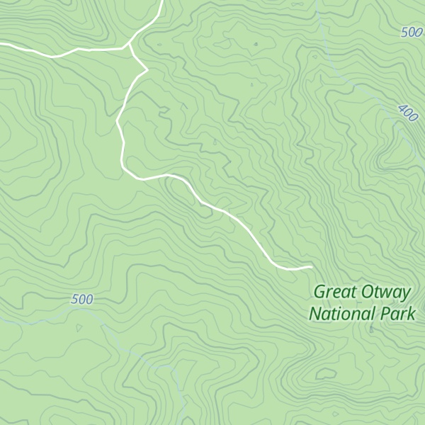 Map of T W Spur