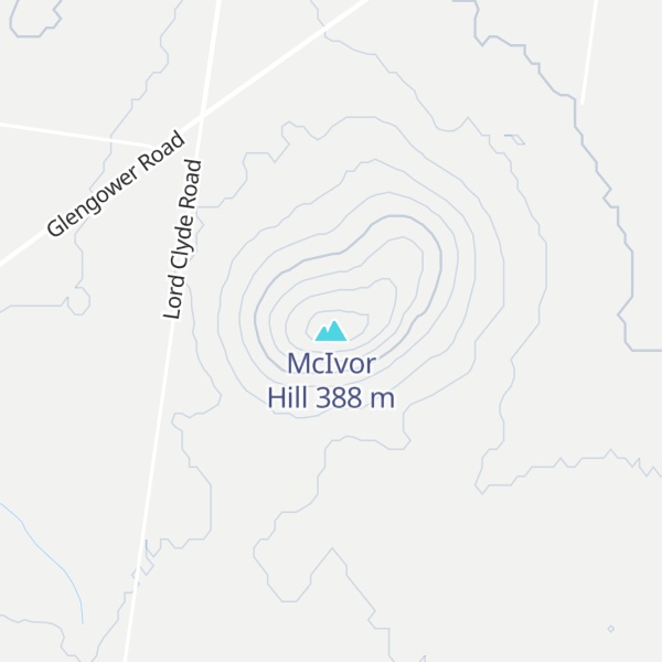 Map of McIvor Hill